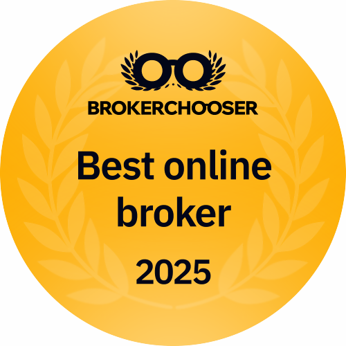 BrokerChooser 2025 Award - Best Online Broker